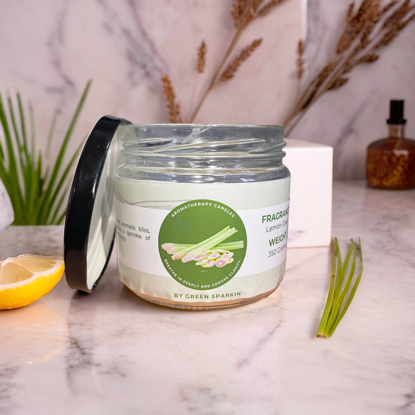 Fresh Lemongrass Jar Candle