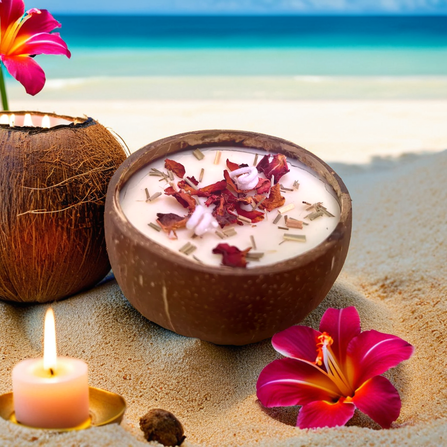 Coconut Shell Candle