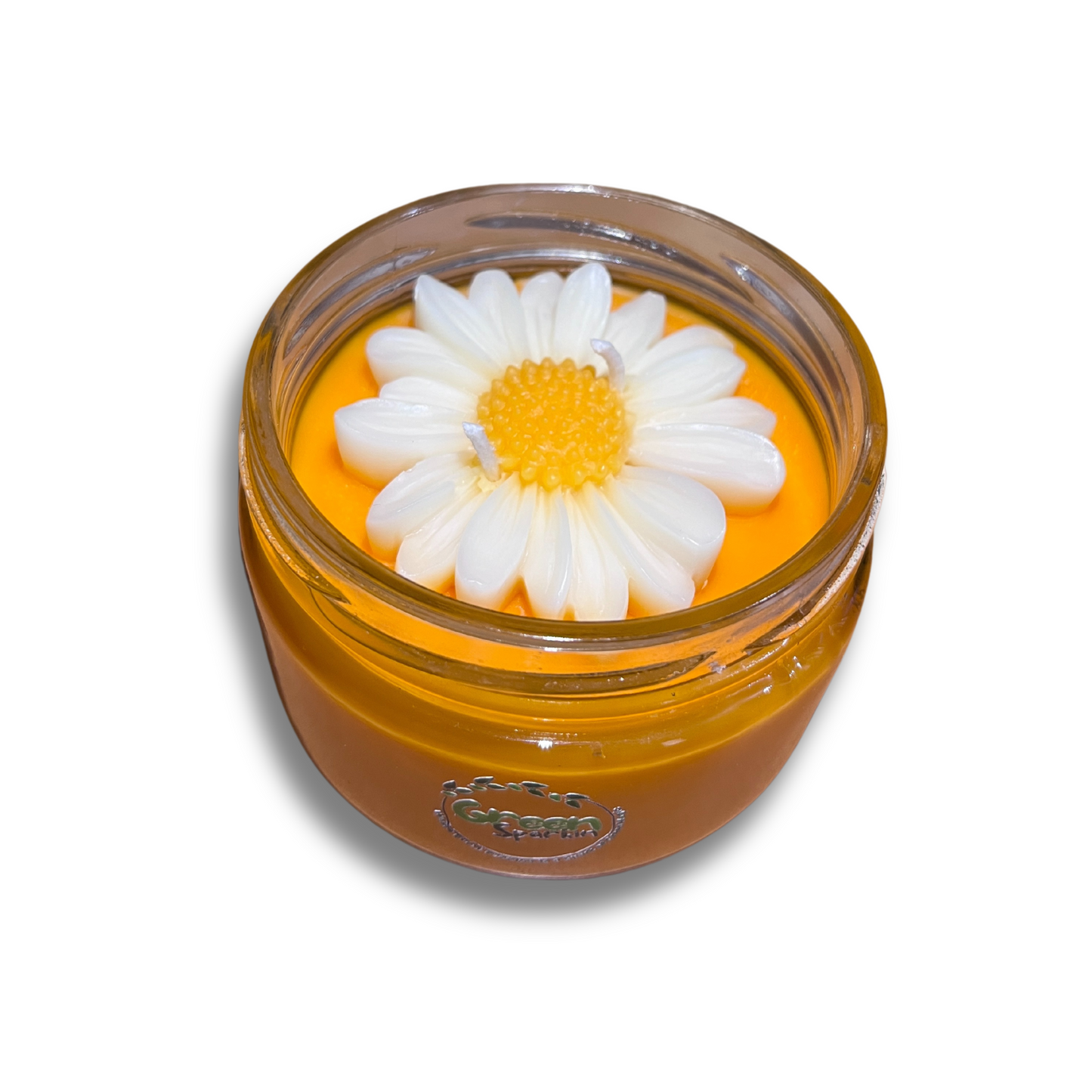 Daisy Candle Jar